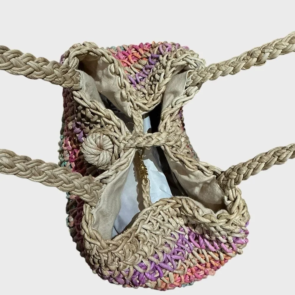 Jute Tote Hobo Bag Purse